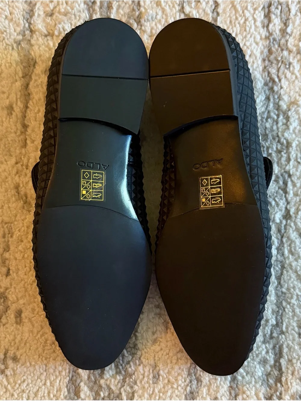 Aldo Black slip on loafers